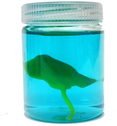 MON N MOL TOY STINGRAY Crystal Clear Putty Slime Blue Putty Toy