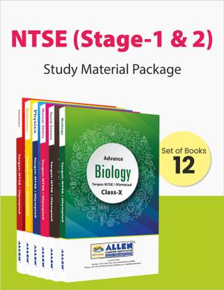 ALLEN NTSE (Stage-1) 2021 Study Material Package For Class-10 (Set Of 12 Books)