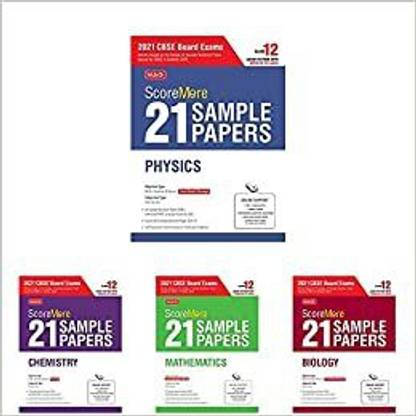 MTG Combo Pack Of ScoreMore 21 Sample Papers CBSE Boards – Class 12 (Physics, Chemistry,Mathematics And Biology)(Set Of 4 Books)
