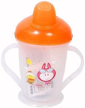 CHILD CHIC Baby Cute Stylish Bpa Free Unbreakable Sippy Cup (Sipper Kids Mug ) Soft Spout Infant PP Water/Juice Training Gravity Sipper Cup With Handles & Dust Free With Handel 150 ml