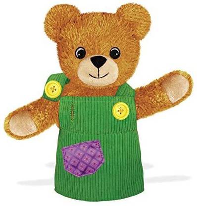 Yottoy Corduroy Bear Collection Hand Puppet Soft Plush Toy for Kids Storytime & Playtime  - 3.7 inch