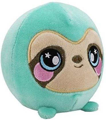 SQUEEZAMALS , Samantha Sloth 3.5" Super-Squishy Foam Stuffed Animal Squishy, Squeezable, Cute, Soft, Adorable  - 3.5 inch