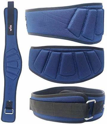 aprodo Power Guidance Nylon Weightlifting |AP-16 Blue Weight Belt
