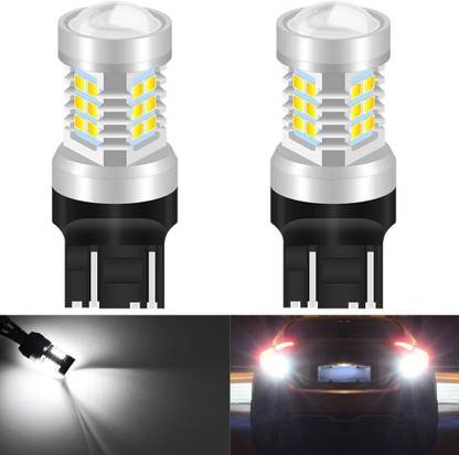 KaTur 7443 7444NA 7440 7440NA 992 LED Bulbs High Power 2835 21 Chipsets Super Bright with Projector Replacement for Back Up Reverse Lights DRL Turn Signal Lights Tail Brake Lights,White Brake Light Car, Motorbike LED (12 V, 5 W)