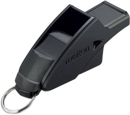 Molten Dolfin Whistle- Soccer, Black, One Size Pealess Whistle