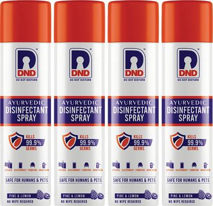 DND Ayurvedic Multi-Purpose Surface Disinfectant Spray Sanitizer, Germ Protection on Hard & Soft Surfaces