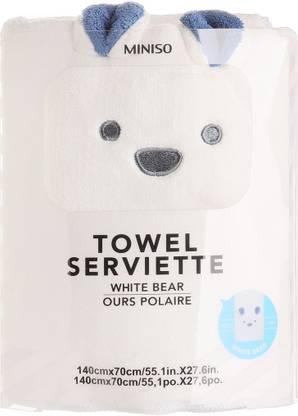 MINISO Cotton 400 GSM Bath Towel