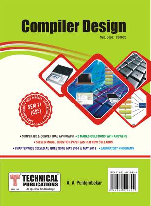 Compiler Design for Anna University R17 CBCS (VI- CSE -CS8602)