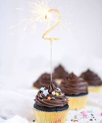INFISPACE Cake Candle ( NUMBER 2) Candle