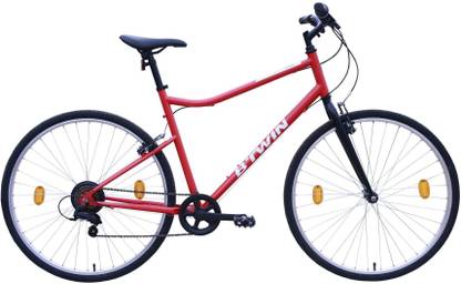 Riverside by Decathlon 100 - Red Hybrid cycle. 27.5 T (inch) Mountain Cycle