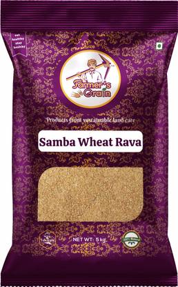 Farmers Grain Premium Samba Wheat Rava (5 kg)