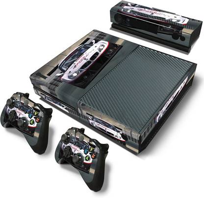 Ridhaan Collection Nascar Racing Car Design Xbox One Skin Sticker for XBOX One Console,2 Controllers and Kinect  Gaming Accessory Kit