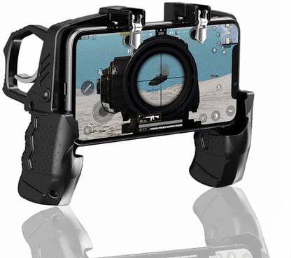 KhaanSaar K21 4 Finger Linkage Game Handle Peace Elite Fast Shooting  Gaming Accessory Kit