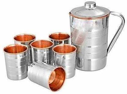 R S Royal 1 L Copper, Silver Water Jug