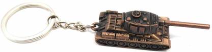 kd collections War Tank Metal Keychain Keyring Key Chain