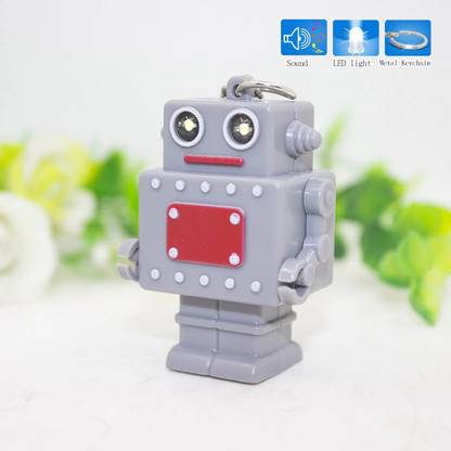 UFOkart Robot Keychain with Led and Sound Led Keychain Sound Keychain Gift keychian Key Chain