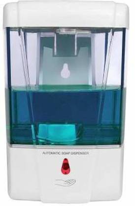 Prestige Abs Wall Mounted Automatic Soap Dispenser Touchless Liquid Soap Shampoo Sanitizer Dispenser with Free AA Batteries 700 ml Liquid, Shampoo, Soap Dispenser