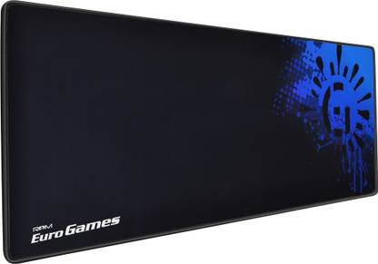 RPM Euro Games Gaming Mouse Pad 800 x 300 x 3 MM with Stitched Edges, Premium-Textured Mouse Mat, Non-Slip, Water Resistant Rubber Base Non Slip Base Mousepad