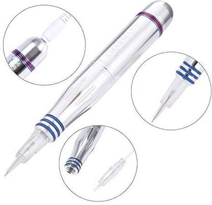Bella Faccia Silver Electric Digital Charmant 2 Permanent Makeup Machine Pen for Eyebrows Lips Body Tattoo Kits Cartridge Needles Mucus Removal Device