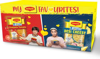 Maggi Desi Cheesy, Chatpata Tomato Instant Noodles Vegetarian