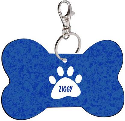 SKY TRENDS Bone Shape Collar Locket/Pendant for Dogs & Puppy -999 Info Engraved Dog Collar Charm