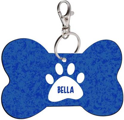 SKY TRENDS Bone Shape Collar Locket/Pendant for Dogs & Puppy -910 Info Engraved Dog Collar Charm