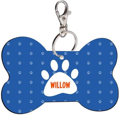 SKY TRENDS Bone Shape Collar Locket/Pendant for Dogs & Puppy -596 Info Engraved Dog Collar Charm