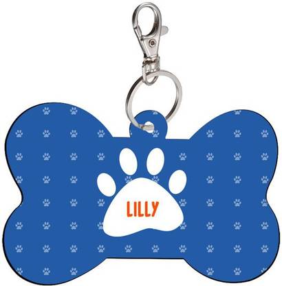 SKY TRENDS Info Engraved Dog Collar Charm
