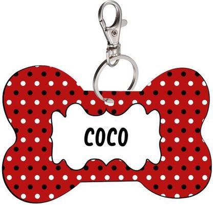 SKY TRENDS Bone Shape Collar Locket/Pendant for Dogs & Puppy -1324 Info Engraved Dog Collar Charm