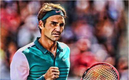 Roger Federer Tennis Player Wall Poster For Room With Gloss Lamination M7 Paper Print