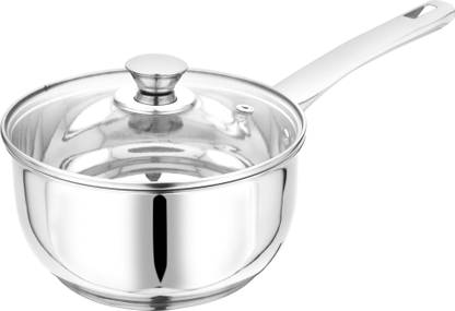 PRISTINE Induction Tri ply Base Deluxe Sauce Sauce Pan 16 cm diameter with Lid 1.7 L capacity