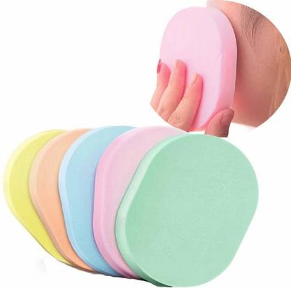 KIRA Facial Sponges Compressed Facial Sponges Wet Soft Powder Puff Make Up Cosmetic Beauty Sponge Blender Compressed Pads for Cleansing and Exfoliating Facial Supplies(Pack Of 2 White)