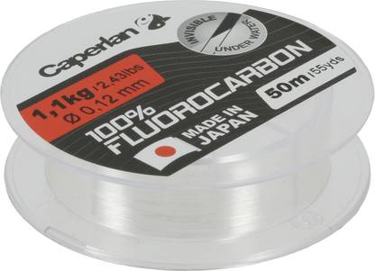 Caperlan by Decathlon FISHING LINE 100% FLUOROCARBON 50 M White