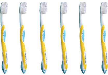 ICPA THERMOSEAL ULTRA SOFT YELLOW TOOTHBRUSH IN PACKS OF 6. Ultra Soft Toothbrush