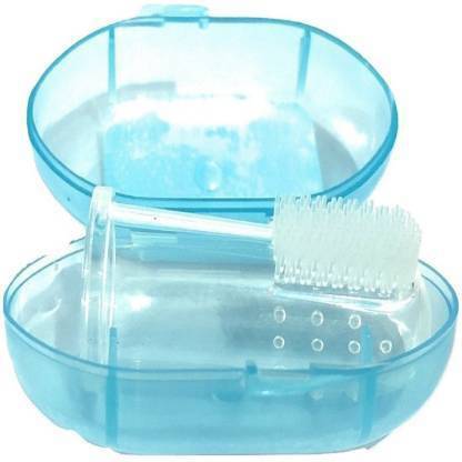 GYMSY Baby Finger Tooth-Brush with Case ( Kids Toothbrush; Non-Toxic odorless Extra Soft Toothbrush