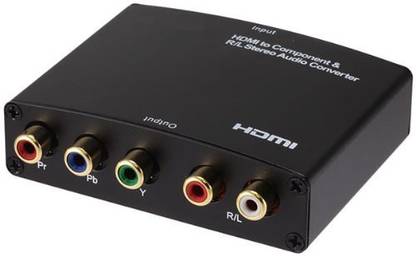 C&E  TV-out Cable HDMI to Component (YPbPr) and R/L Stereo Audio Converter [Electronics]