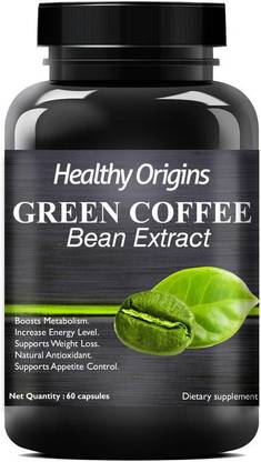 Healthy Origins Pure Green Coffee Bean Extract 800mg for Weight Loss Capsule Premium
