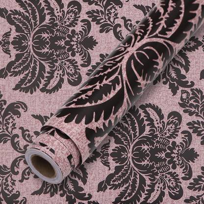 iSpace Vinyl Floral & Botanical Multicolor Wallpaper