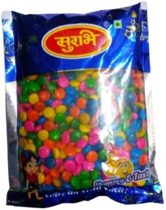 surbhi Tasty Multi Colour Choco Beans (500g) chocolate Candy