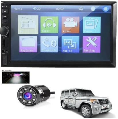 RKPSP 7Inch Double Din Screen and Camera For Bolero (Universal) Car Stereo