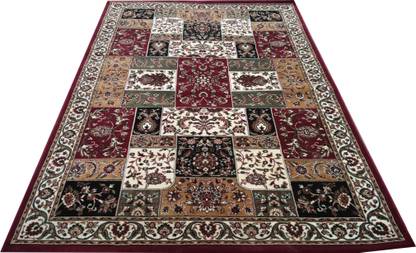 BHADOHICARPETS Multicolor Acrylic Carpet
