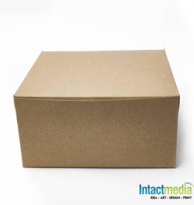 Intact Media Cake Box Craft Paper Packaging Box
