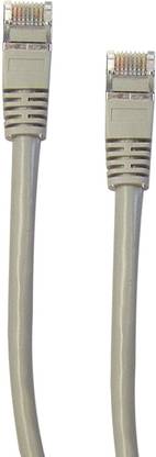C&E Ethernet Cable 0.3 m Cat5e Gray Ethernet Cable, Snagless/Molded Boot, STP (Shielded Twisted Pair), 1 Foot