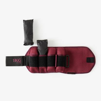 NYAMBA by Decathlon Fitness Soft Modular Dumbbells Red Ankle & Wrist Weight