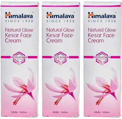 HIMALAYA Natural Glow Kesar Fairness Face Cream 50gm Pack Of 3