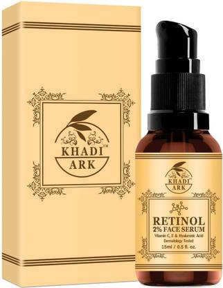 Khadi Ark Retinol 2% + Vitamin C, E & Hyaluronic Acid Face Serum for fairer, Spotless Skin