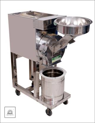 Aura Fully Automatic 2 in 1 Pulveriser/Pulverizer Machine Flourmill 4 HP AIFCP4 Flourmill