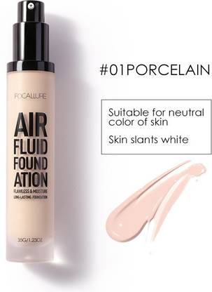 FOCALLURE Air Fluid Foundation - 01 Porcelain Foundation