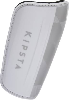 KIPSTA by Decathlon Adult Football Shin Pads F500 - White/Grey Football Shin Guard