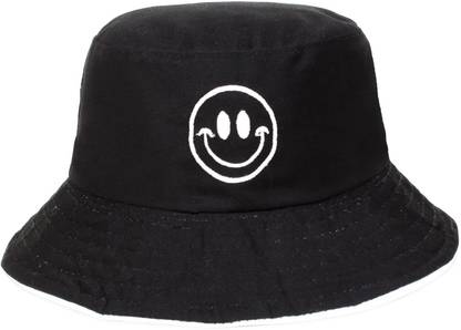 ZACHARIAS Fishermen Bucket Smiley Reversible Cap Hat